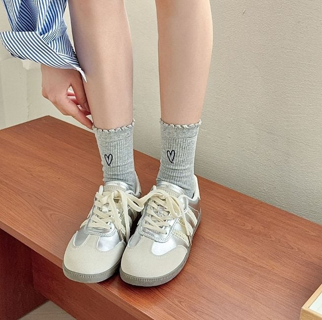 Miso - Korean Children Fashion - #designkidswear - My Heart Socks - 2