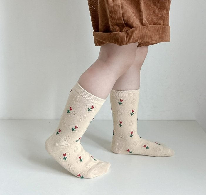 Miso - Korean Children Fashion - #designkidswear - Tulip Socks - 7