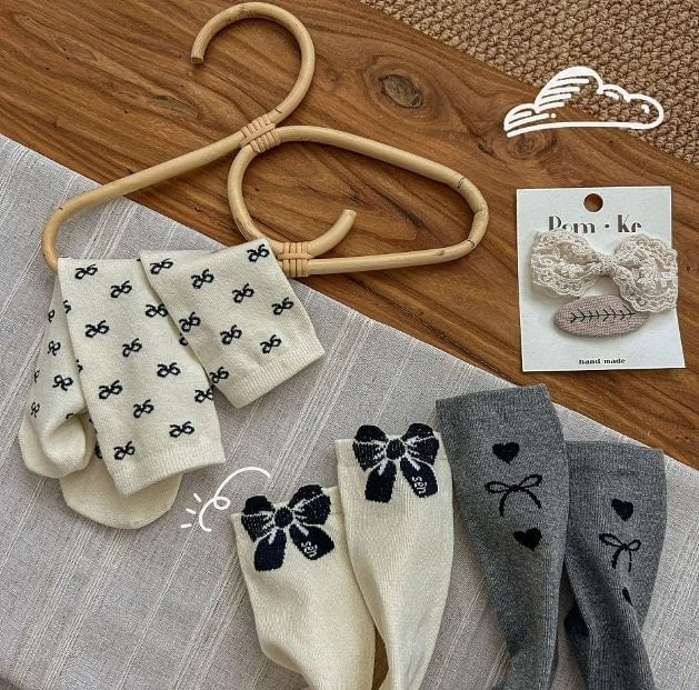 Miso - Korean Children Fashion - #kidsshorts - Ribbon Socks