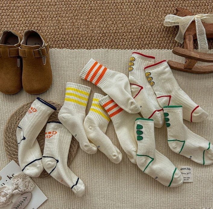 Miso - Korean Children Fashion - #magicofchildhood - Smile Good Socks - 3