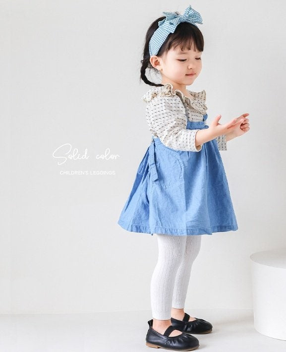 Miso - Korean Children Fashion - #minifashionista - No Foot Rib Leggings - 11