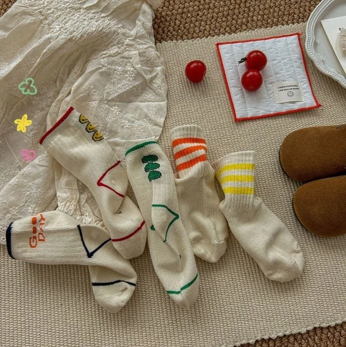 Miso - Korean Children Fashion - #magicofchildhood - Smile Good Socks - 4