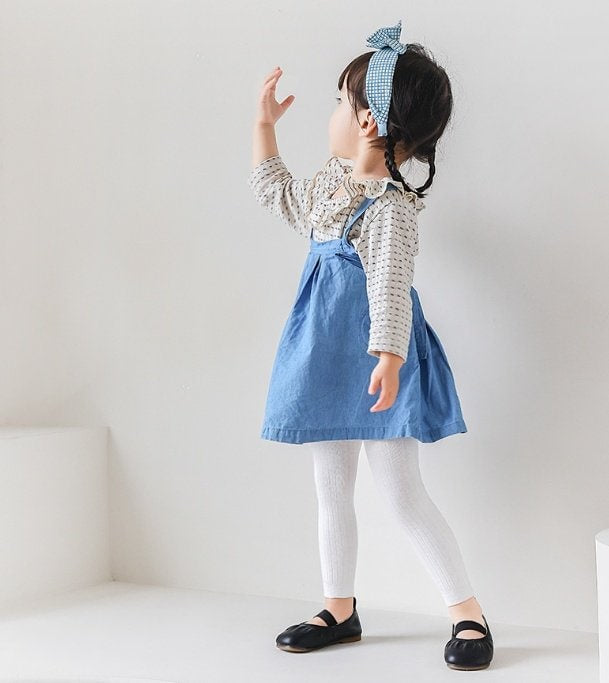 Miso - Korean Children Fashion - #prettylittlegirls - No Foot Rib Leggings - 12