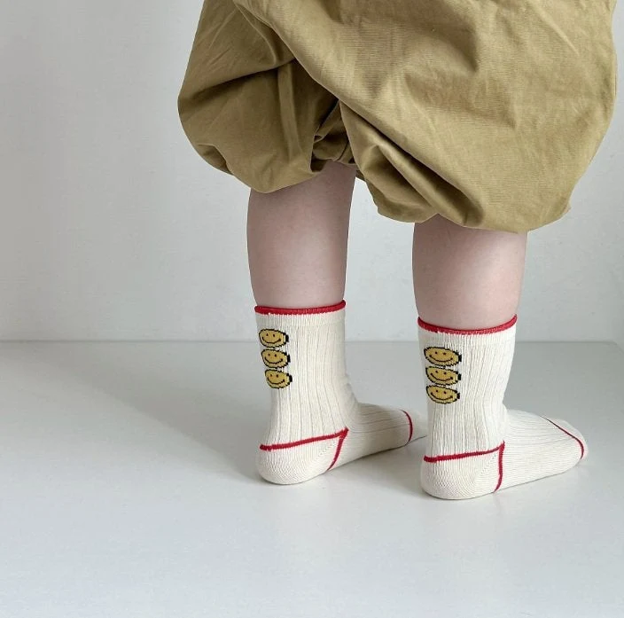 Miso - Korean Children Fashion - #stylishchildhood - Smile Good Socks - 8