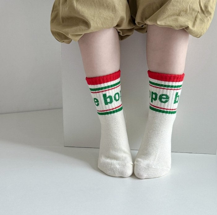 Miso - Korean Children Fashion - #todddlerfashion - Bope Socks - 5