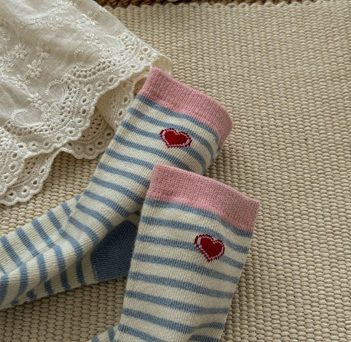 Miso - Korean Children Fashion - #todddlerfashion - Pink Picnic Socks - 4