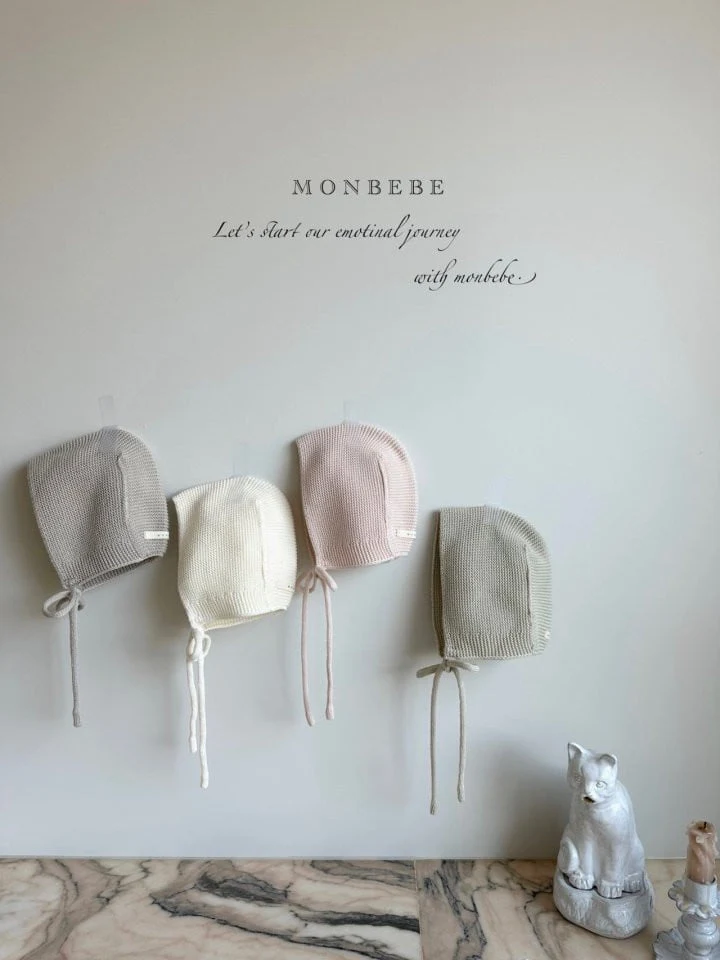 Monbebe - Korean Baby Fashion - #babywear - Caramel Bonnet