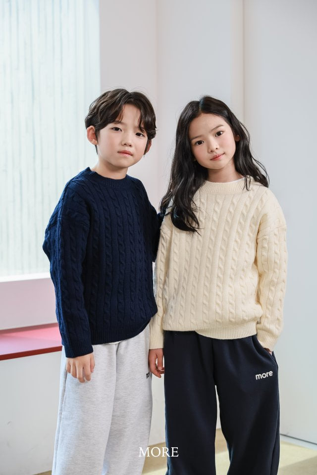 More - Korean Children Fashion - #designkidswear - Cable Knit Pullover - 11