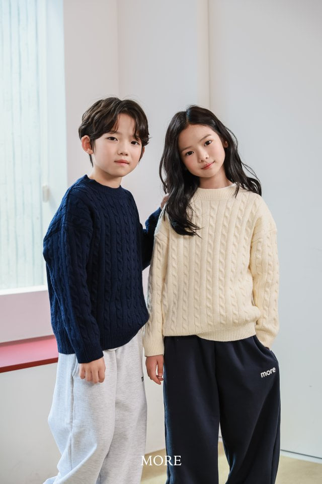 More - Korean Children Fashion - #discoveringself - Cable Knit Pullover - 12