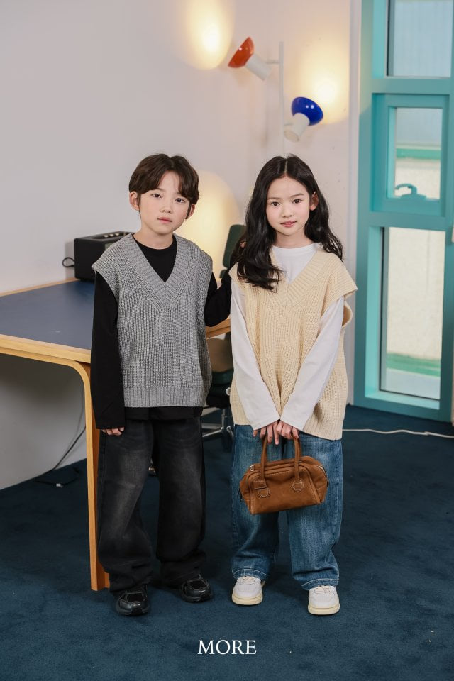 More - Korean Children Fashion - #kidsstore - Daily Wide Denim Pants - 11