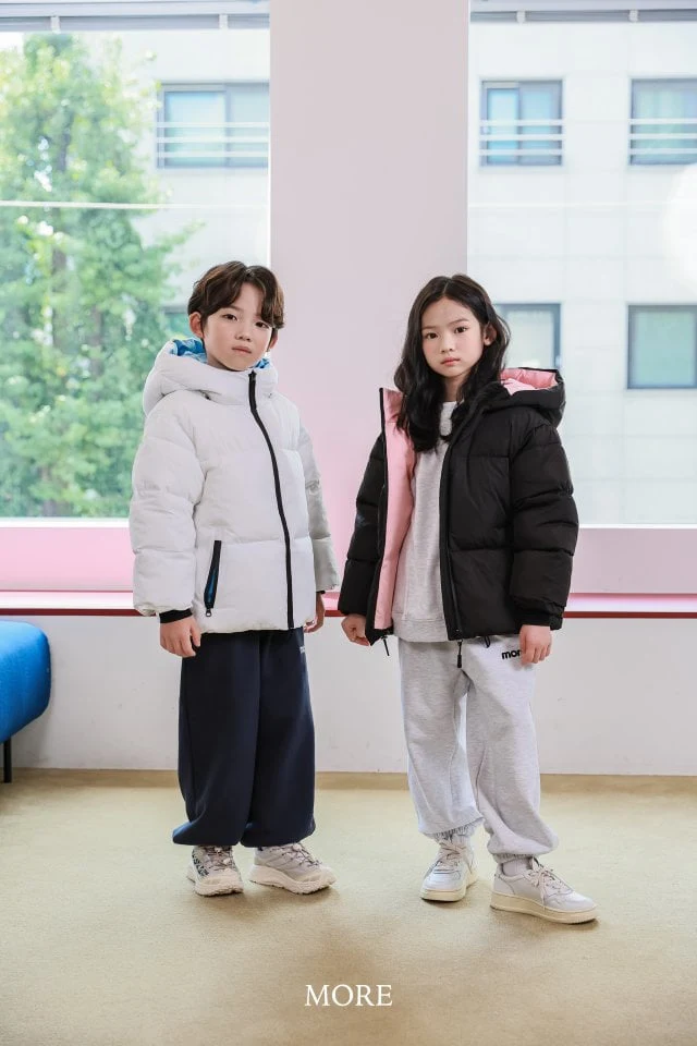 More - Korean Children Fashion - #kidsstore - Colored Hood Padding Jumper - 9