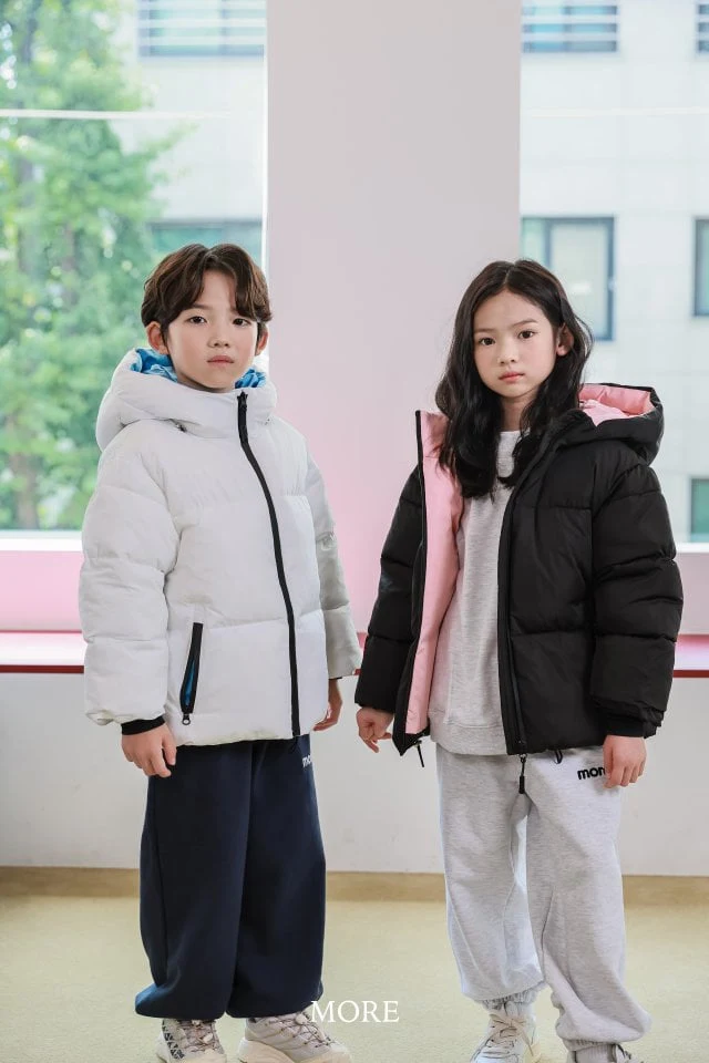 More - Korean Children Fashion - #kidzfashiontrend - Colored Hood Padding Jumper - 10