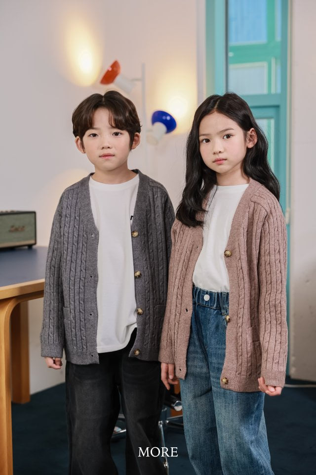 More - Korean Children Fashion - #kidsstore - Pocket Cable Cardigan - 4