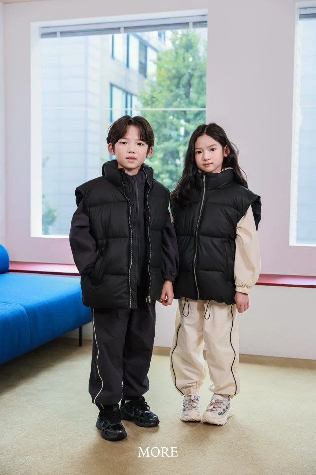 More - Korean Children Fashion - #minifashionista - P Padding Vest - 3