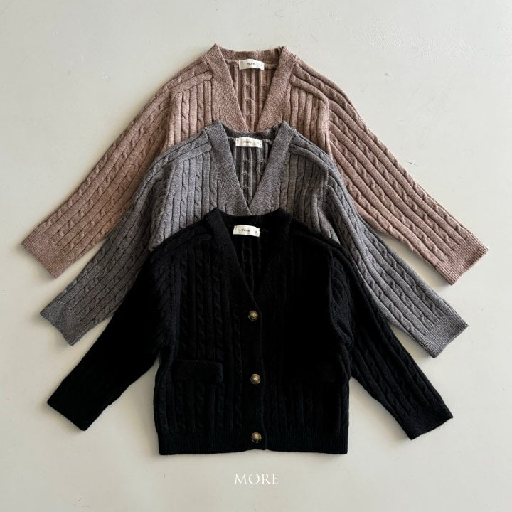 More - Korean Children Fashion - #prettylittlegirls - Pocket Cable Cardigan - 9