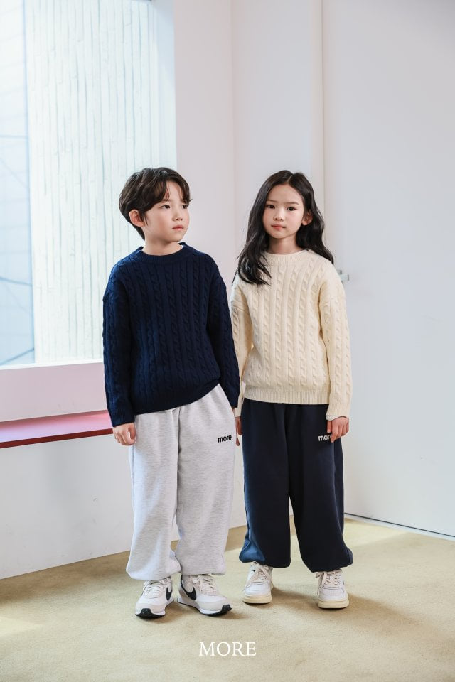 More - Korean Children Fashion - #stylishchildhood - Cable Knit Pullover - 8