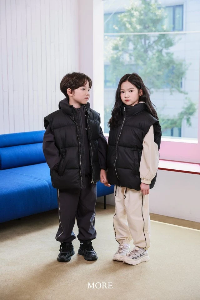 More - Korean Children Fashion - #stylishchildhood - P Padding Vest - 7