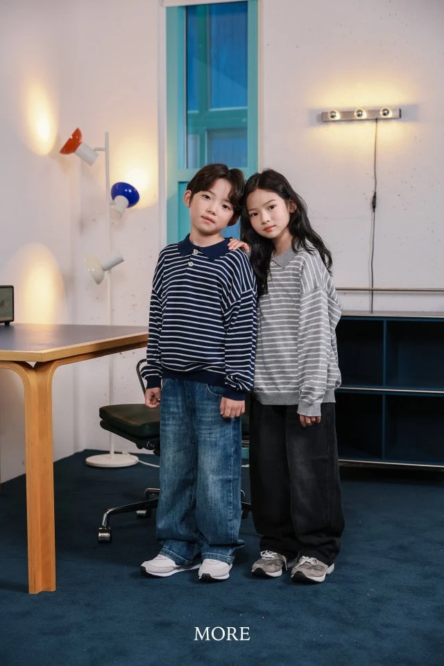 More - Korean Children Fashion - #toddlerclothing - Daily Wide Denim Pants - 4