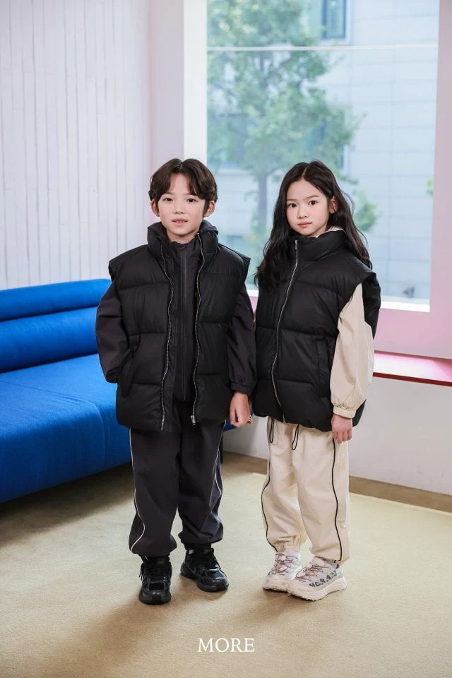 More - Korean Children Fashion - #toddlerclothing - P Padding Vest - 6