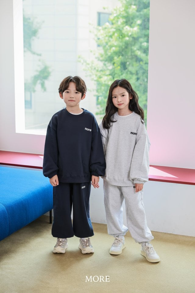 More - Korean Children Fashion - #toddlerclothing - More Chain Embroidery Top Bottom Set - 9