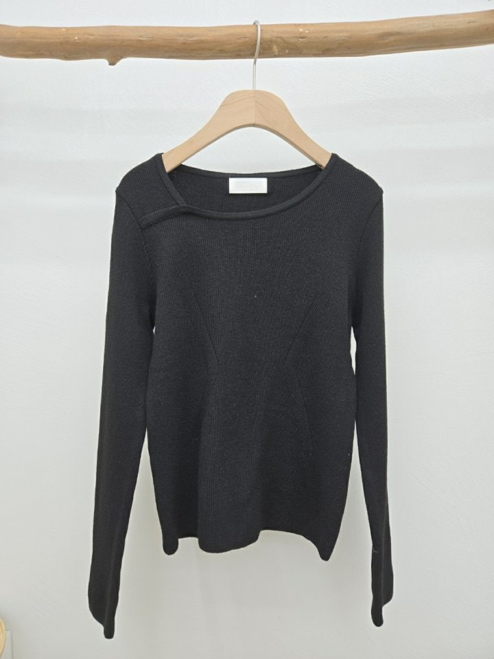 Most - Korean Women Fashion - #momslook - Cozy Rib Knit Top - 3