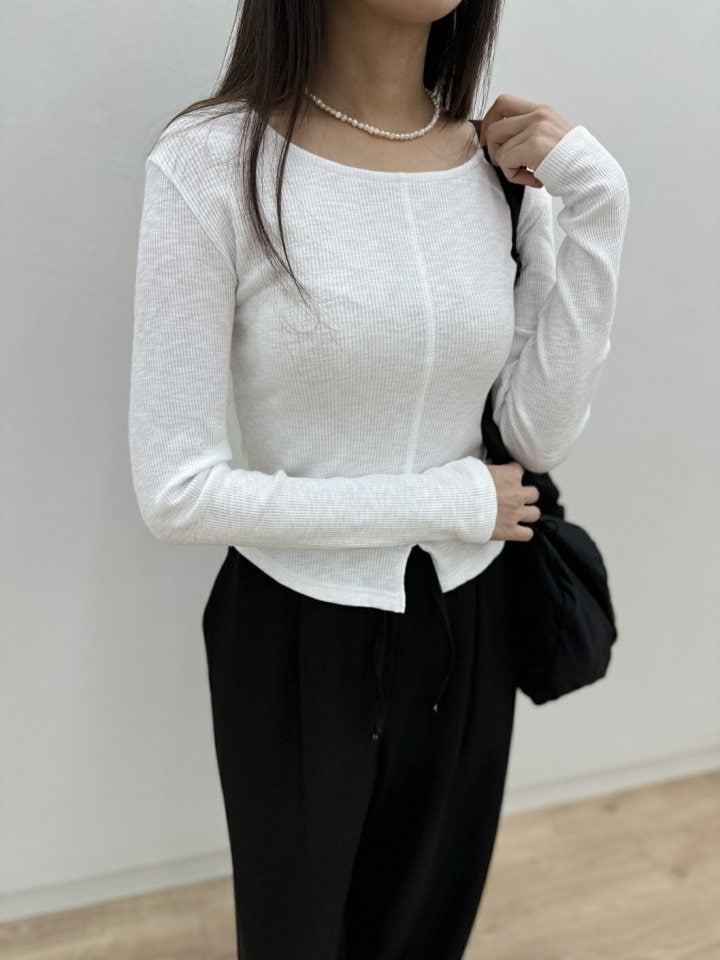 Most - Korean Women Fashion - #momslook - Mos Rib Tee - 10