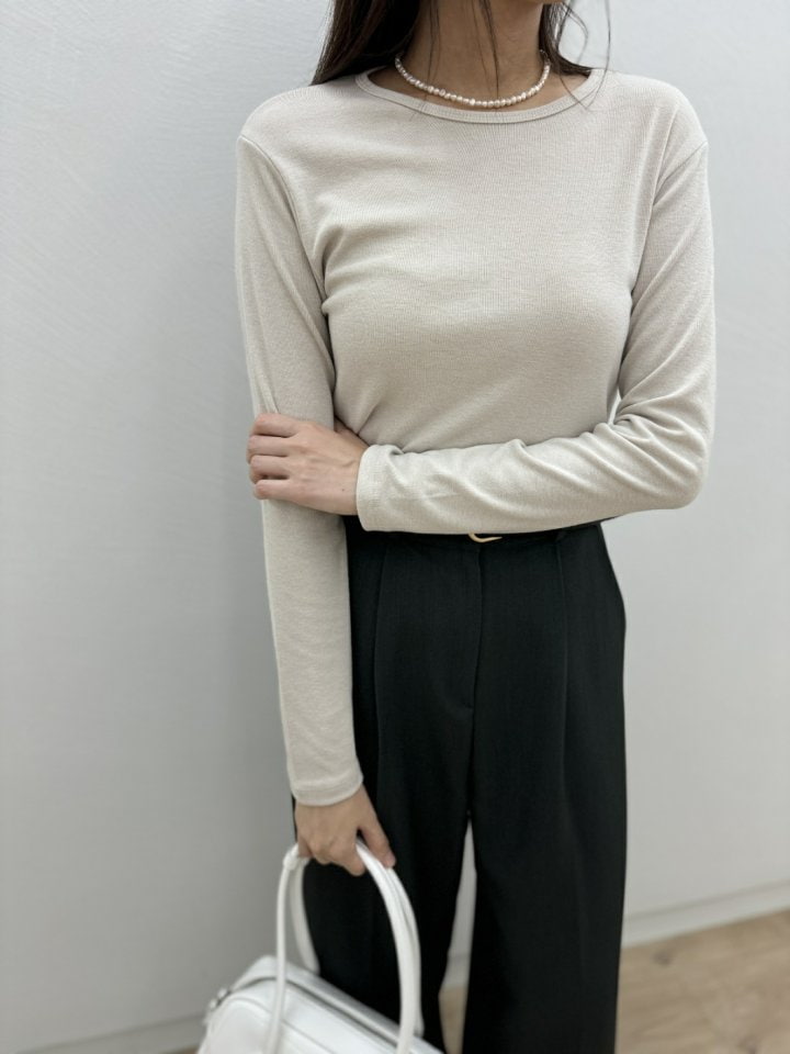 Most - Korean Women Fashion - #momslook - Eve Fleece Tee - 8