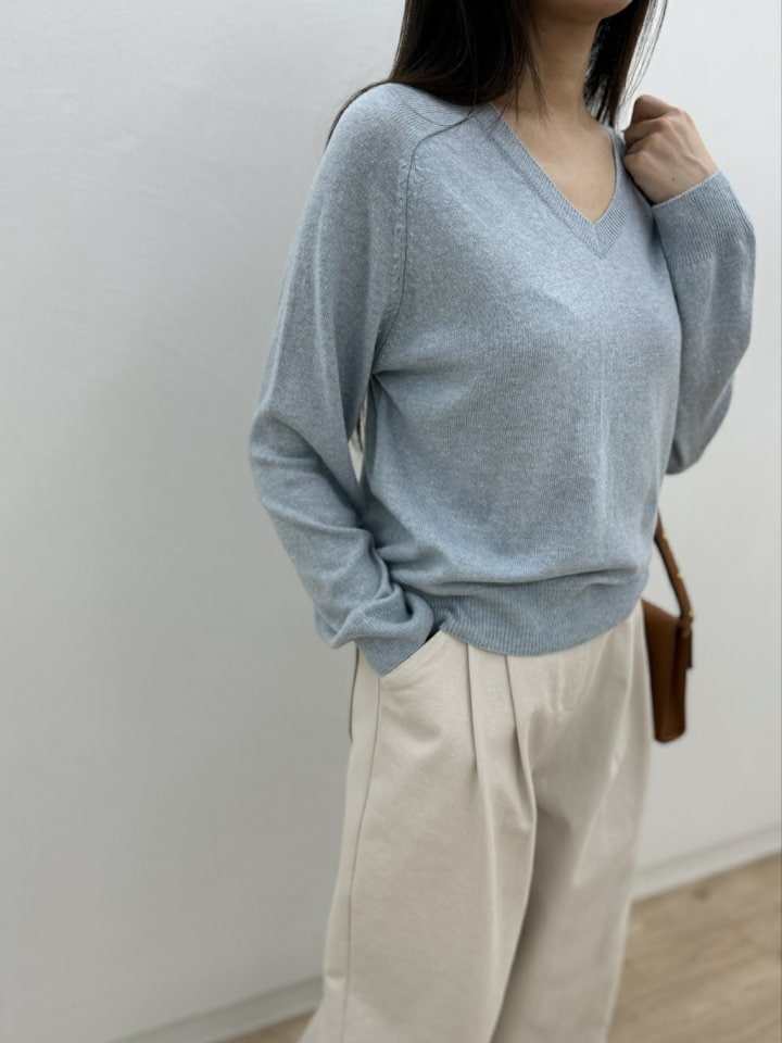 Most - Korean Women Fashion - #momslook - Cash Sadle Knit Top - 7