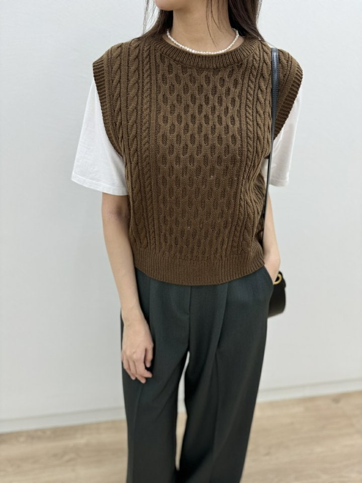 Most - Korean Women Fashion - #momslook - Loafer Vest - 6