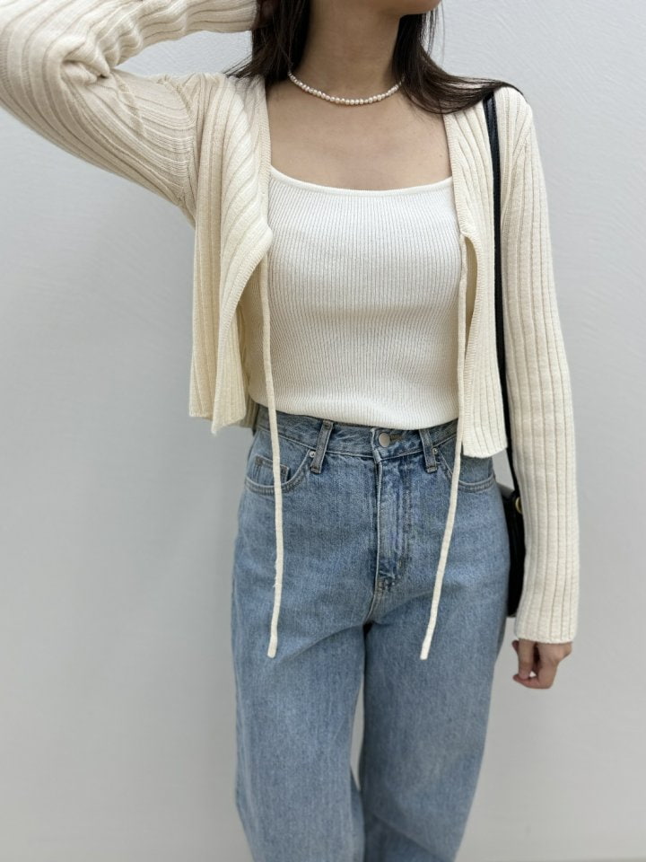 Most - Korean Women Fashion - #momslook - Rose Rib Cardigan - 10