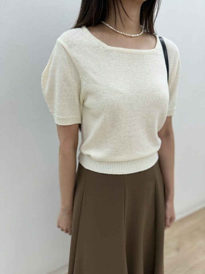 Most - Korean Women Fashion - #momslook - Cash Square Knit Top - 10