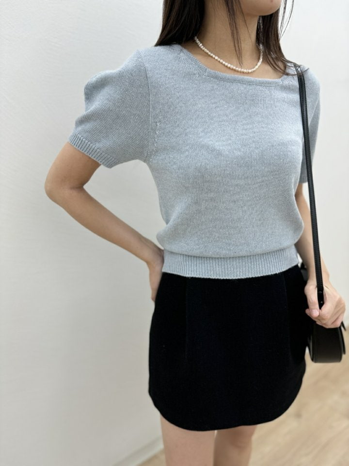 Most - Korean Women Fashion - #momslook - Cash Square Knit Top - 8