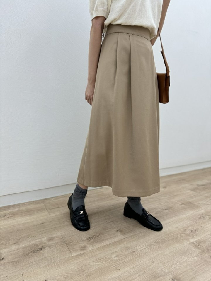 Most - Korean Women Fashion - #momslook - Bio Pintuck Skirt - 2