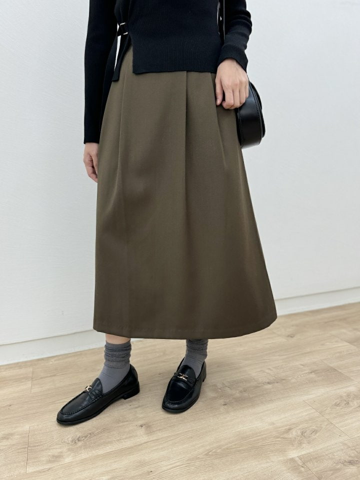 Most - Korean Women Fashion - #momslook - Bio Pintuck Skirt - 6