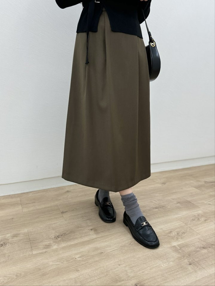 Most - Korean Women Fashion - #momslook - Bio Pintuck Skirt - 8