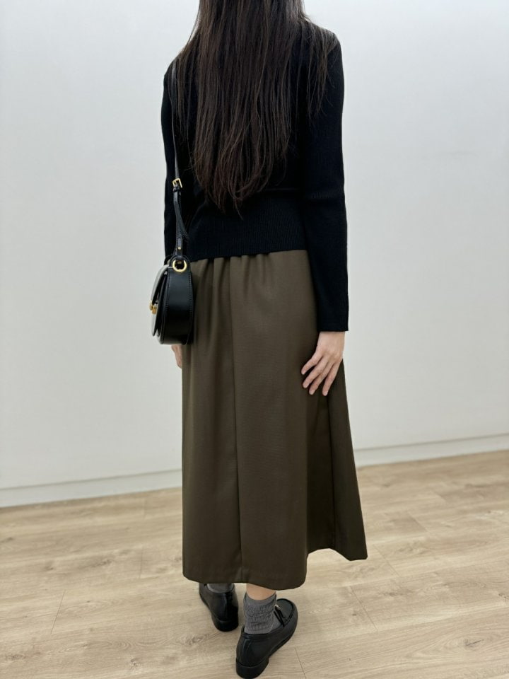 Most - Korean Women Fashion - #momslook - Bio Pintuck Skirt - 9