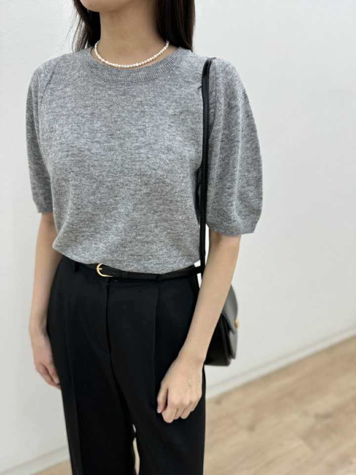 Most - Korean Women Fashion - #momslook - Cash Puff Knit Top