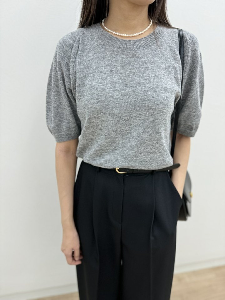 Most - Korean Women Fashion - #momslook - Cash Puff Knit Top - 3