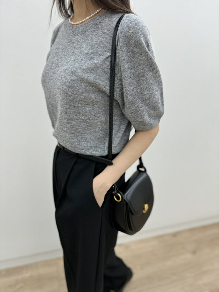 Most - Korean Women Fashion - #momslook - Cash Puff Knit Top - 5