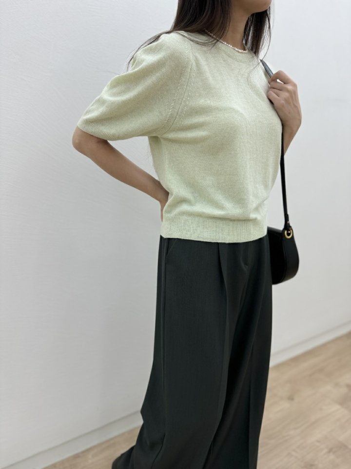 Most - Korean Women Fashion - #momslook - Cash Puff Knit Top - 7