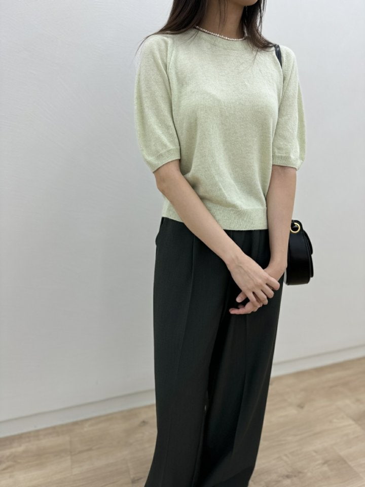 Most - Korean Women Fashion - #momslook - Cash Puff Knit Top - 8