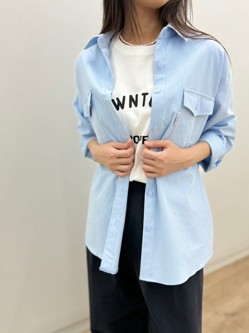 Most - Korean Women Fashion - #momslook - Smile Shirt - 5