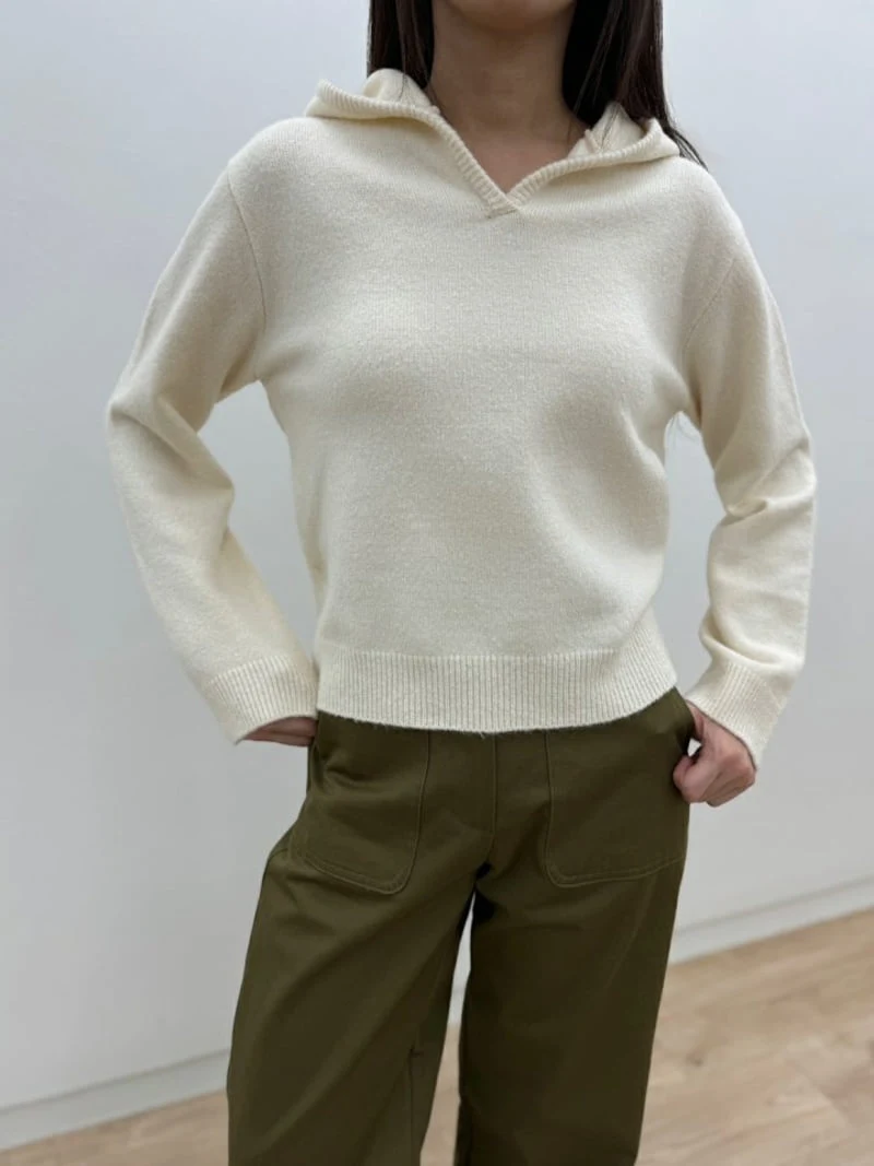 Most - Korean Women Fashion - #momslook - Milky Knit Top - 4