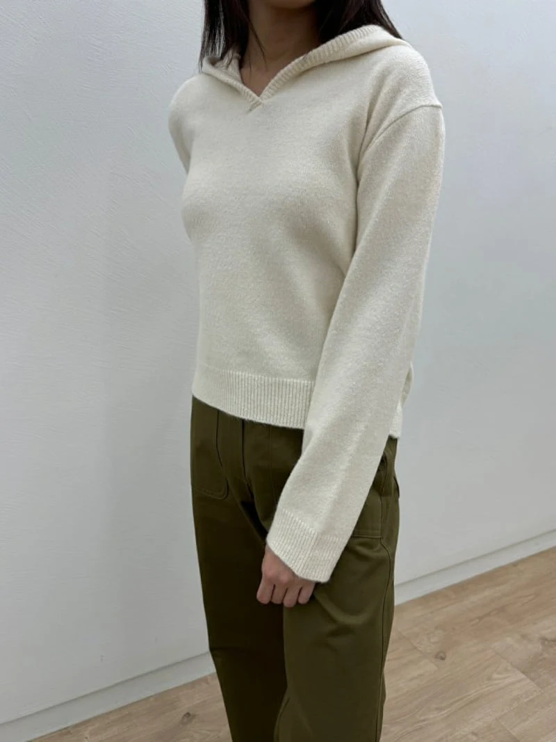 Most - Korean Women Fashion - #momslook - Milky Knit Top - 5