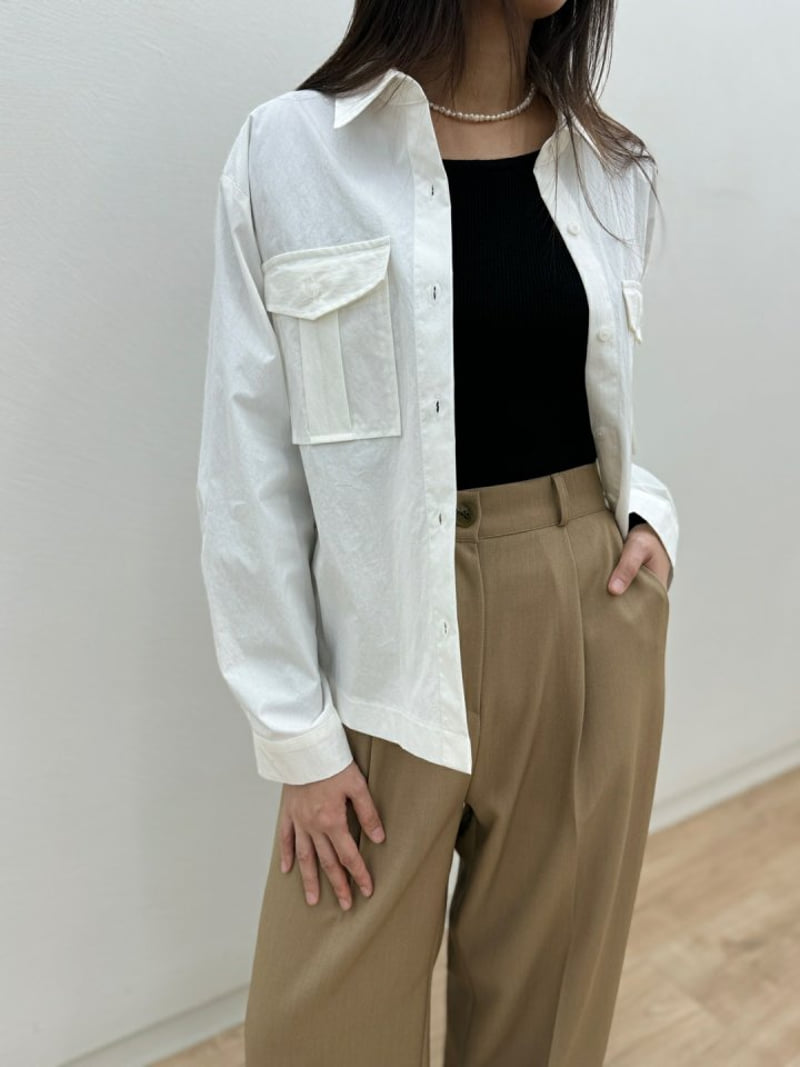 Most - Korean Women Fashion - #momslook - Pocket Shirt - 4