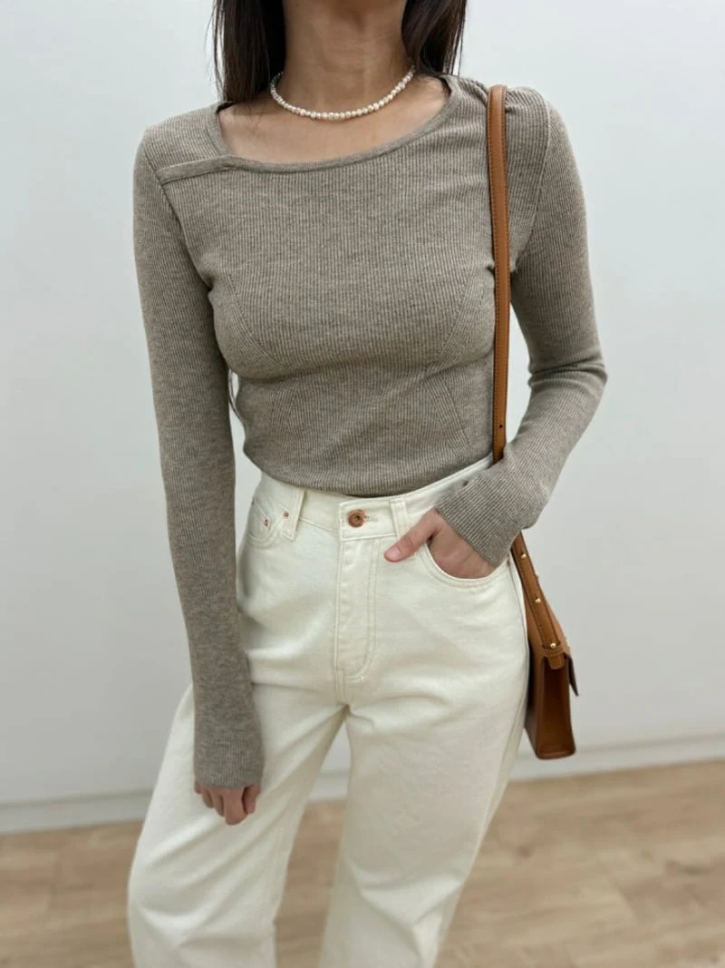 Most - Korean Women Fashion - #momslook - Cozy Rib Knit Top - 10