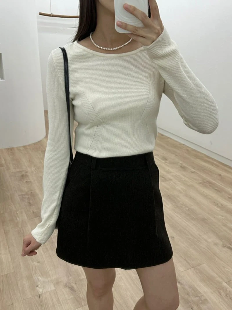 Most - Korean Women Fashion - #thelittlethings - Cozy Rib Knit Top - 4