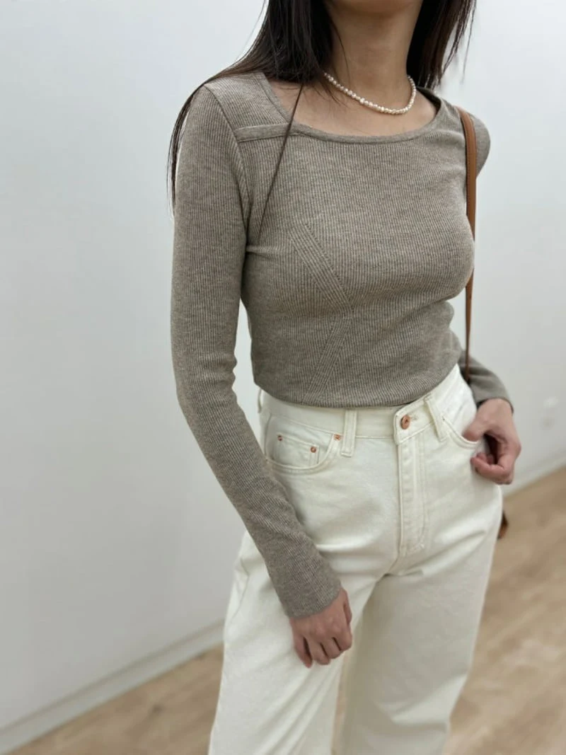 Most - Korean Women Fashion - #momslook - Cozy Rib Knit Top - 8