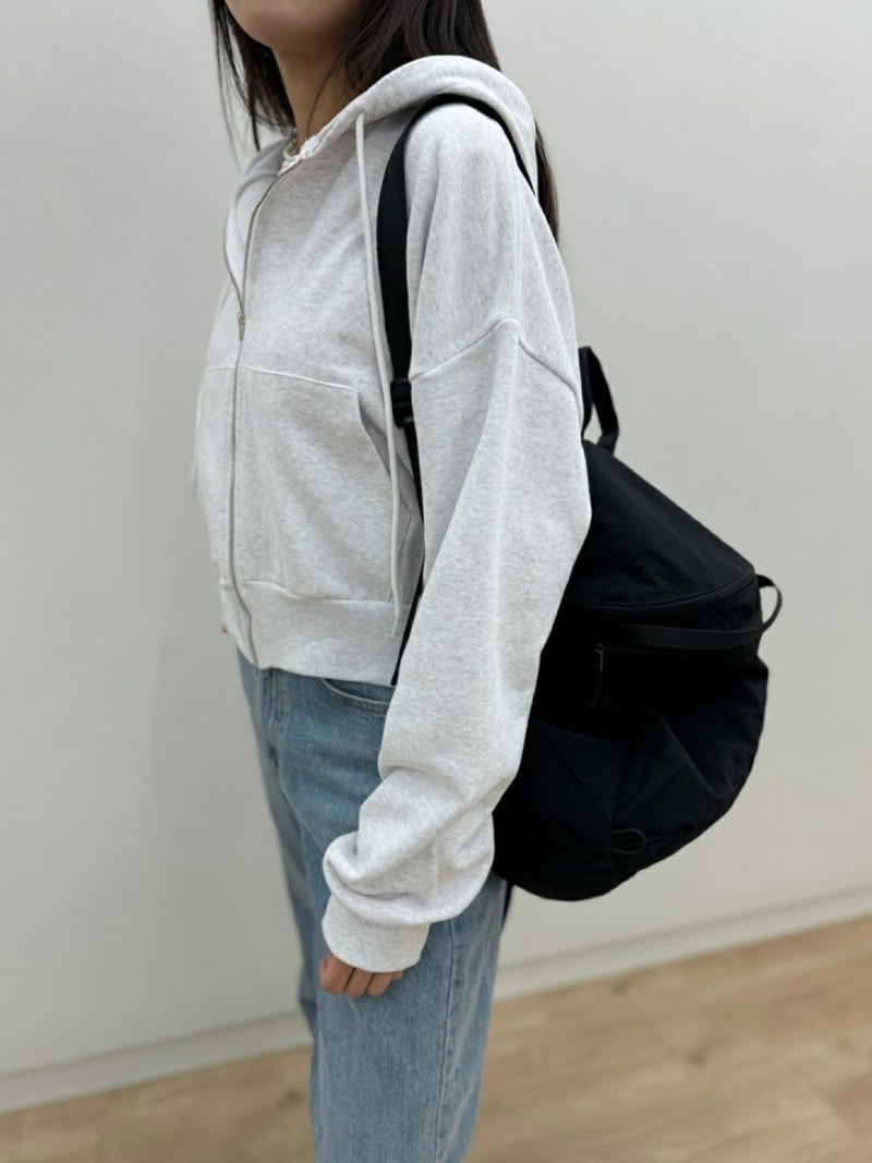 Most - Korean Women Fashion - #pursuepretty - Half Hood Zip-up Jacket