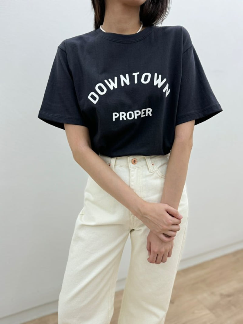 Most - Korean Women Fashion - #pursuepretty - Downtown Tee - 4